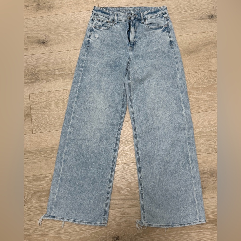 American Eagle Outfitters Light Blue Flare Jeans